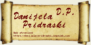 Danijela Pridraški vizit kartica